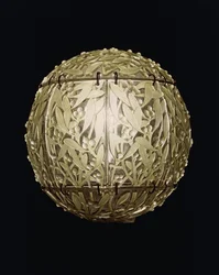 Boule de Gui, een groen gekleurde hanglamp