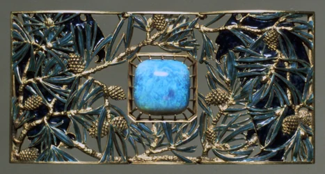 Plaquette voor adelaars en dennenhalsband, ca. 1899-1901