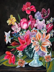 Levendig bloemenboeket