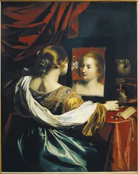 IJdelheid of Jonge vrouw bij haar toilet, ca. 1626