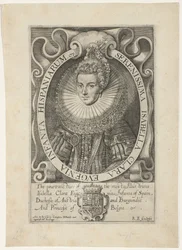 Portret van Isabella Clara Eugenia