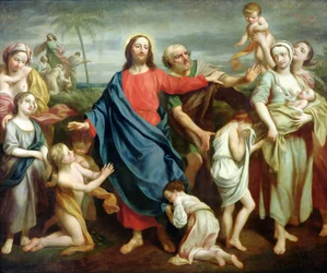 Laat de kleine kinderen tot mij komen, en verhinder hen niet, 1746