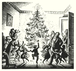 Hans Christian Andersen: De Spar (litho)