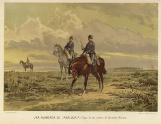 Een buitenpost van de cavalerie
