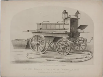 Londen Brigade brandweerwagen 