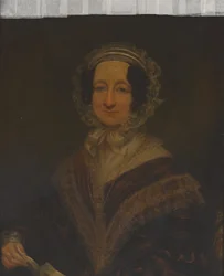 Mevrouw Rhoda Richards, vrouw van generaal-majoor Alfred Richards, 31e Bengal Native Infantry