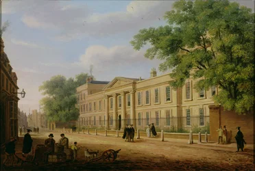 Zicht op Emmanuel College, Cambridge University