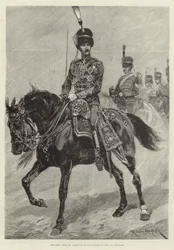 De overleden hertog van Clarence (gravure)