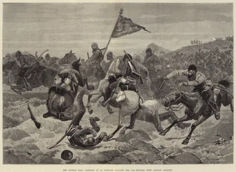 De Afghaanse Oorlog, Conflict van de 1e Punjab Cavalerie en 15e Huzaren met Afghaanse Cavalerie