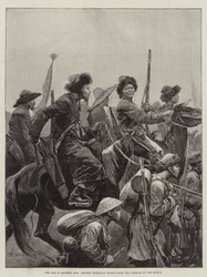 De oorlog in Oost-Azië, Chinese ongeregelde troepen uit het binnenland op mars