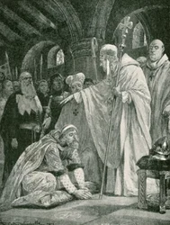 De neerwerping van Harold, zoon van Godwin