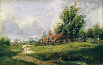 Landschap, ca. 1837 (olieverf op hout)