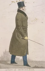 Een uitzicht op Burghersh, 1822