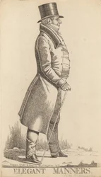 Charles Manners Sutton; 1e Burggraaf Canterbury; Elegante Manieren