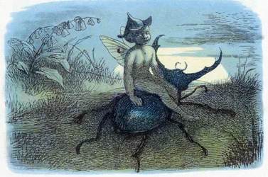 De boodschapper van de feeënkoningin, ca. 1870