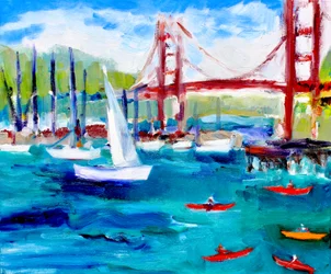 Golden Gate Bridge in Mist, 2019