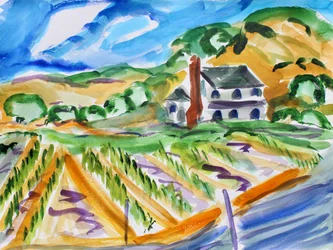 Huis op Dealy Lane, Napa