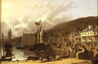 Uitzicht op Dartmouth, Devon