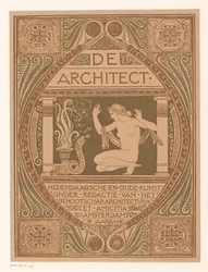 Omslagontwerp voor: De Architect, 1911