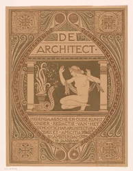 Omslagontwerp voor: De Architect, 1911