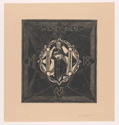 Omslagontwerp voor: Wendingen, 1918