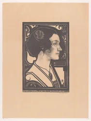 Portret van een onbekende vrouw
