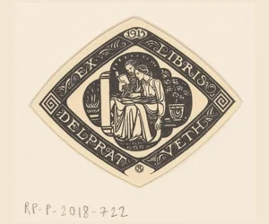 Ex libris van Delprat-Veth