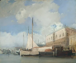 Het Dogepaleis, Venetië, 1826