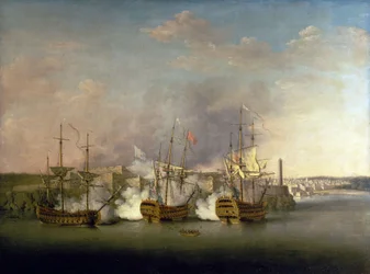 Zevenjarige Oorlog: Het bombardement van Morro Castle op 1 juli