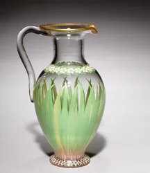 Kruik, uitgevoerd door J. F. Christy, Stangate Glass Works, 1847