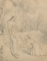 Christus Verschijnt aan Maria Magdalena (Johannes 20:13-14)
