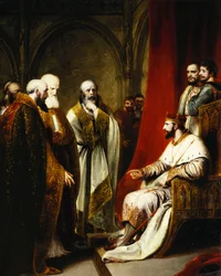 Hendrik III Beantwoordt de Aartsbisschop van Canterbury en de Bisschoppen van Salisbury, Winchester en Carlisle, die Hervorming in de Staat Eisen