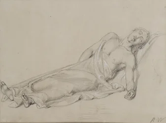 Studie (voor De Graflegging van Christus)