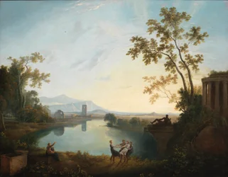 Apollo en de seizoenen (Klassiek landschap)