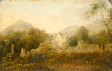 Landschap met een huisje, 1733-1782