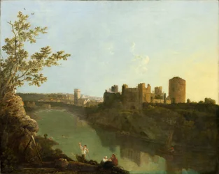 Pembroke Town en kasteel, 1765