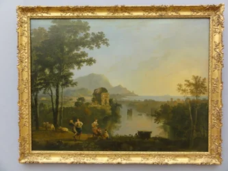 Uitgestrekt zuidelijk kustlandschap