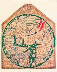 De Hereford Mappa Mundi, ca. 1285, 1912