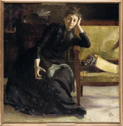 De kunstenaar Eva Bonnier
