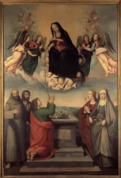 Madonna met de heiligen