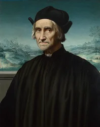Portret van Girolamo Benivieni 1453-1542, Tussen 1515 en 1520