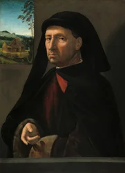 Portret van een heer