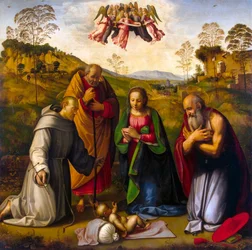 De Maagd met Kind en heiligen Franciscus en Hiëronymus, 1510s