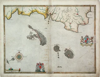 De Engelsen achtervolgen de Spaanse vloot ten oosten van Plymouth op 31 juli - 1 augustus