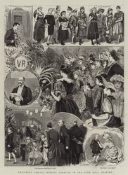 Kinderjubileum Vrijmetselaarscarnaval in het stadhuis van Reading