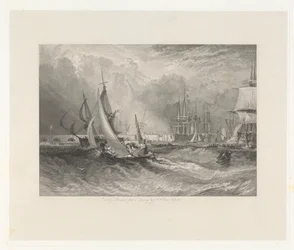 Gasport, ingang van de haven van Portsmouth