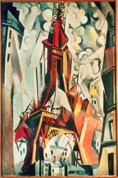 De Eiffeltoren (schilderij op doek)