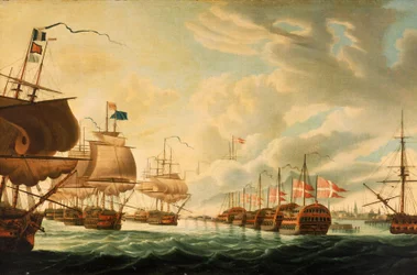 De Slag bij Kopenhagen, 2 april 1801, begin 19e eeuw