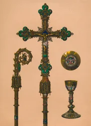Objecten voor kerkelijk gebruik door E.C. Trioullier, Parijs, 1893