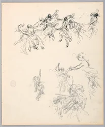 Tekening, Dansende figuren, 1882-83